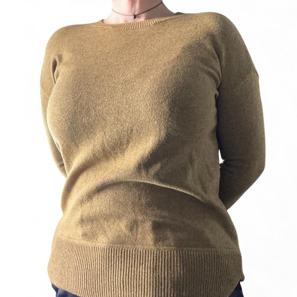 Mustard Wool Blend Sweater